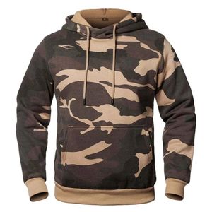 Sudadera con Capucha de Camuflaje para Hombre, Informal, de Forro Polar, Corte Regular, para Otoño, con Diseño de Bolsillo - Product Image 6