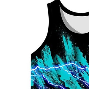 Camiseta sin mangas transpirable para hombre, sublimable, totalmente personalizada, nueva moda, superventas, calidad premium, precio económico. - Product Image 2