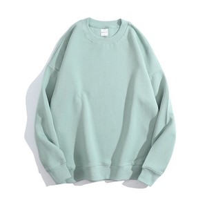 Pull-over unisexe à col rond en coton épais 300 GSM, coupe oversize, personnalisation de marque 2026 - Product Image 4