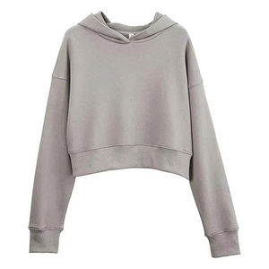 Hoodie court élégant et de haute qualité, à manches longues, coupe confortable, respirant, pour un usage quotidien, pour femmes - Product Image 6