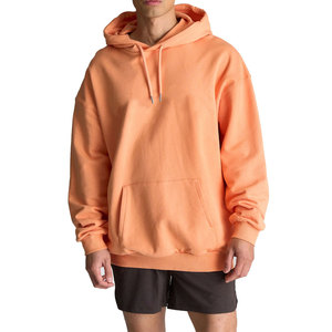 Premium Peach Pullover Hoodie - Heavyweight Streetwear Fleece Sweatshirt - Sialkot Factory <b>Direct</b> Custom Apparel Manufacturer - Product Image 1