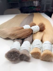 CDYHAIRVN Extensions de cheveux humains bruts 100% naturels en vrac, décolorables jusqu'à 613 et 60, avec nuancier de couleurs personnalisé, vente en gros directe usine, SANS SYNTHÉTIQUE - Product Image 3