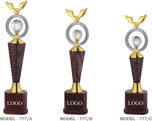 39. Trophée en métal durable orné de diamants, fabriqué à partir de matériaux de qualité - Product Image 1