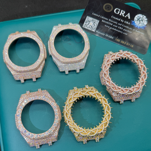 GA2100 Luxury Diver Analog <b>Coin</b> 5mm Iced Alloy Watch <b>Case</b> Upgrade Kit Custom CasiOak Style Full Metal Build Edition Gshok Men - Product Image 6