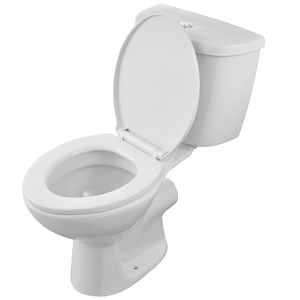 Sistema de inodoro moderno con bomba maceradora de 500W, descarga dual, descarga trasera, descarga ascendente y diseño de trampa S para sótano - Product Image 1