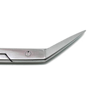 Dental Surgical Angled Iris Scissors 7" Manual Ergonomic Reusable Stainless Steel <b>Instruments</b> CE ISO Certified By Grip Surgical - Product Image 4