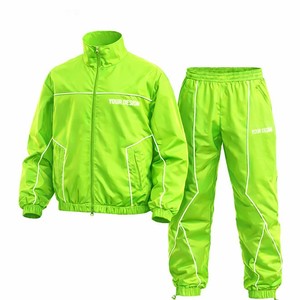 Custom Hooded Waterproof Reflective <b>Windbreaker</b> Tracksuit Set Unisex <b>Black</b> Sportswear Lightweight Running Fitness OEM Wholesale - Product Image 4