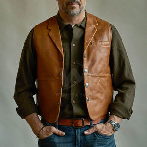 Veste en cuir pour homme, vente en gros, service OEM, nouvelle mode, coupe-vent, respirante, très demandée - Product Image 2