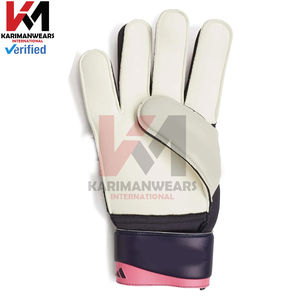 Gants de gardien de but personnalisés OEM avec logo, gants de football professionnels avec paume en latex absorbant les chocs et sangle de poignet sécurisée - Product Image 4