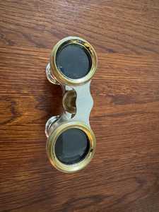Fournisseur en gros de jumelles en laiton plaqué or avec étui en cuir imprimé nacre, télescope nautique vintage pour collectionneurs - Product Image 4
