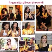 Arganmidas Salon professionnel spa maison huile d'argan maroc biologique ensemble de shampoing et d'après-shampoing sans sulfate