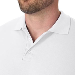 Chemises pour hommes de haute qualité, confortables, respirantes, légères, en toile 100% polyester, à manches courtes, avec logo personnalisé - Product Image 5