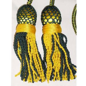 Custom Made Handmade Luxury Bullion OEM Bullion <b>Wire</b> Fringe Tassel Wholesale Gold Fringe Trimmings Customized Tassels Trim - Product Image 2