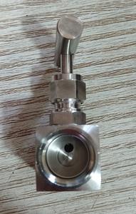 Vanne à aiguille 2 voies en acier au carbone C-Way 1/2 pouce pour huile haute température 10000 PSI, ligne hydraulique avec structure angulaire - Product Image 5