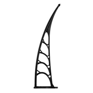 Moderno Copriporta e Finestra Antipioggia (Confezione da 100) con Staffa Marrone/Nera e Garanzia di 1 Anno - Product Image 4