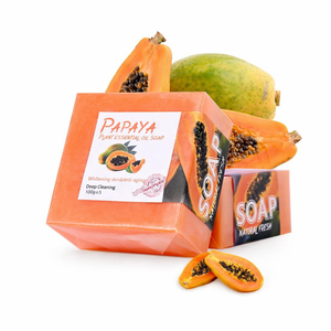 Nueva Llegada, Jabón Facial Sólido de Papaya Orgánico al por Mayor, OEM, para Limpieza Básica, Blanqueamiento e Hidratación, Marca Privada, Proveedor al por Mayor - Product Image 2
