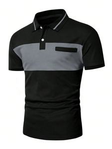 Camiseta de Golf Personalizada al por Mayor, Transpirable, Bordada, para Hombre, de Alta Calidad, con Opciones de Tallas Grandes - Product Image 3