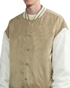 Veste universitaire en satin personnalisée unisexe 2024, veste de cyclisme pour homme taille XL, col à capuche, tissu tissé d'hiver, couleurs personnalisables - Product Image 3