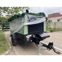 Compresseur d'air portable haute pression 550RH pour équipement de forage minier 17 bars