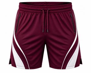 Shorts de sport décontractés pour hommes en toile vert olive à séchage rapide, taille élastique avec cordon de serrage, pour entraînement athlétique et gym, écologiques - Product Image 5