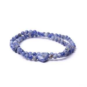 Pulsera Elástica de Cuentas Redondas de Cristal Rosa de Hemasa Fashions, Joyería para Uso Diario - Product Image 6