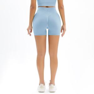 Shorts de yoga 2-en-1 pour femmes, taille haute, anti-exposition, double couche, séchage rapide, coupe ample, jambes larges, pour la course et la gym - Product Image 6