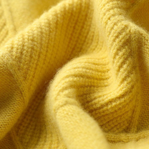 Pull en maille à col roulé pour femme, couleur unie, manches longues, décontracté, hiver, 100% acrylique, anti-boulochage, coupe classique - Product Image 3