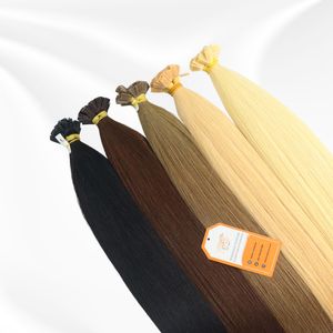 ผมมนุษย์ดิบต่อปลายแบนเคราตินสำหรับต่อผมปรับสีได้ - Product Image 4