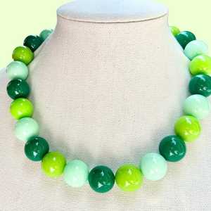 Handmade Resin Stone <b>Necklace</b> Acrylic Bead Chunky <b>Statement</b> <b>Necklaces</b> Purple Marbled Pendant Jewelry Women Party Wear Neckwear - Product Image 4