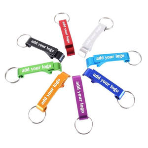 Cadeaux promotionnels pour entreprises, porte-clés personnalisés avec logo de marque imprimé, en alliage de zinc durable, ouvre-bouteille portable - Product Image 3