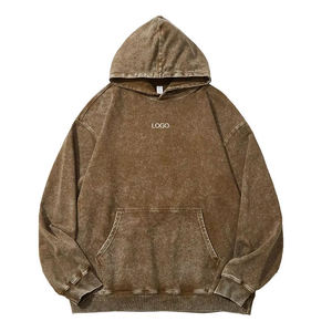 Mens Color Block Zip Up Hoodie Cotton Polyester Fleece Hooded Sweatshirt Casual Long Sleeve Drawstring Jacket - Product Image 2