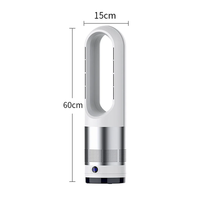 Ventilateur sans pales électrique portable Sudex UML-018 chaud/froid avec purificateur d'air et filtre HEPA, télécommande, en plastique, pour usage domestique