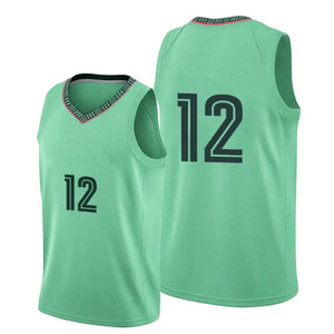 Camiseta de Baloncesto Unisex Personalizada con Nombre de Equipo, Serigrafiada, de Malla, Cuello en V, Sin Mangas, Transpirable, de Poliéster, para Todos los Deportes - Product Image 4