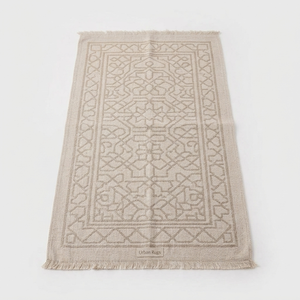Muslim Woven Prayer <b>Mat</b> Bag Cotton Drawstring Storage Pouch Dome Design Washable Home Rectangle Shape Novelty Pattern - Product Image 3