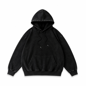 Low MOQ <b>Zip</b> Hoodie Cotton Fleece Men's Sweatshirt OEM Custom Hoodie for Apparel Brands - Product Image 2