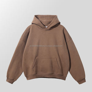 Sudadera con capucha de felpa con estampado digital y bordado personalizado para hombre - Product Image 4