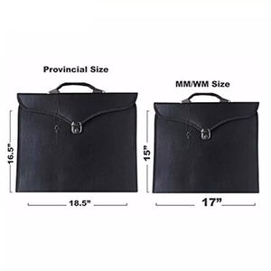 Scottish Riteoriginal <b>Leather</b> Masonic Regalia Apron Hard Case <b>Briefcase</b> Mm or Wm Masonic High Quality Apron <b>Briefcase</b> - Product Image 3
