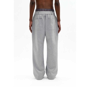Men's Lightweight High Waist Casual Baggy <b>Sweatpants</b> for Gym Wear Relaxed Fit Breathable Quick Dry 100% Cotton - Product Image 4