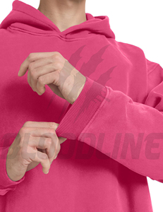 Sudadera con Capucha Unisex Bloodline, Amarilla, para Invierno, con Cierre, Corte Regular, Color Sólido, Informal, con Bolsillo Frontal, Forro Polar Transpirable - Product Image 6