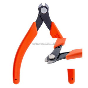 High Quality Xuron Tapered Head Hard Wire Cutter Pliers <b>Orange</b> Handle <b>Light</b> Weight Smooth Work Jewelry Making Wire Cutting Tool - Product Image 1