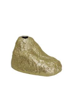 Stainless Steel Handmade Flower <b>Vase</b> <b>Unique</b> Abstract Rock Shaped Modern Home Decor Tabletop Centerpiece Floral Display - Product Image 1