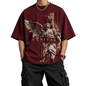 ผู้จัดจำหน่ายเสื้อยืดโกธิคแบบโอเวอร์ไซส์ลายกราฟิกแนวอาร์ตดาร์ก สำหรับแฟชั่นสตรีทสไตล์ประจำวัน เหมาะสำหรับผู้ซื้อขายปลีกทั่วโลก - Product Image 1