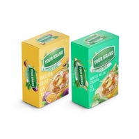 Exportateur vietnamien poudre de prémélange de thé instantané 3in1 sachets de boisson en poudre épicée emballage de boîte de thé thé instantané au miel et au gingembre