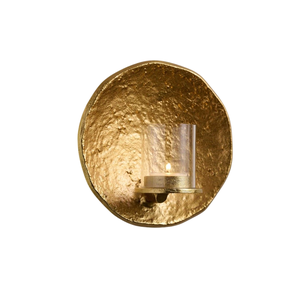 Portavelas Colgante de Hierro Forjado a Mano con Placa Decorativa para Iluminación Ambiental de Pared - Product Image 3