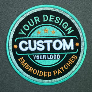 Wholesale Embroidery Patches for Clothes Heat Press Iron-on Rectangle and 3D Rubber <b>Hat</b> Patches Sew-On Style - Product Image 2
