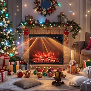 Inserto per Caminetto Elettrico da 18 Pollici 750W/1500W con Telecomando e Colori della Fiamma Regolabili - Product Image 2