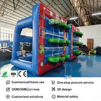 Paniers de basket-ball commerciaux gonflables, supports de basket-ball gonflables, jeux de tir au basket-ball gonflables pour divertissement extérieur