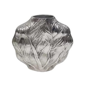 Vase de table moderne en métal martelé, vase de sol pour salon et salle à manger, décoration parfaite pour la maison, centre de table floral - Product Image 5