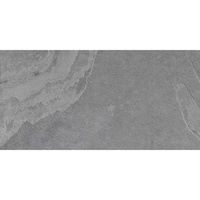 Carrelage mural en céramique effet ardoise gris foncé moderne, antidérapant, pour murs intérieurs de halls et centres commerciaux, vente en gros