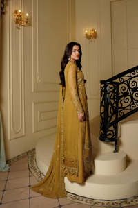 Robes de soirée élégantes pakistanaises en 3 pièces, tenues de fête, brodées, tailles et couleurs personnalisées, mode de mariage et de fête, vente en gros - Product Image 3